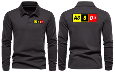 AIRBUS A380 LONG SLEEVE POLO